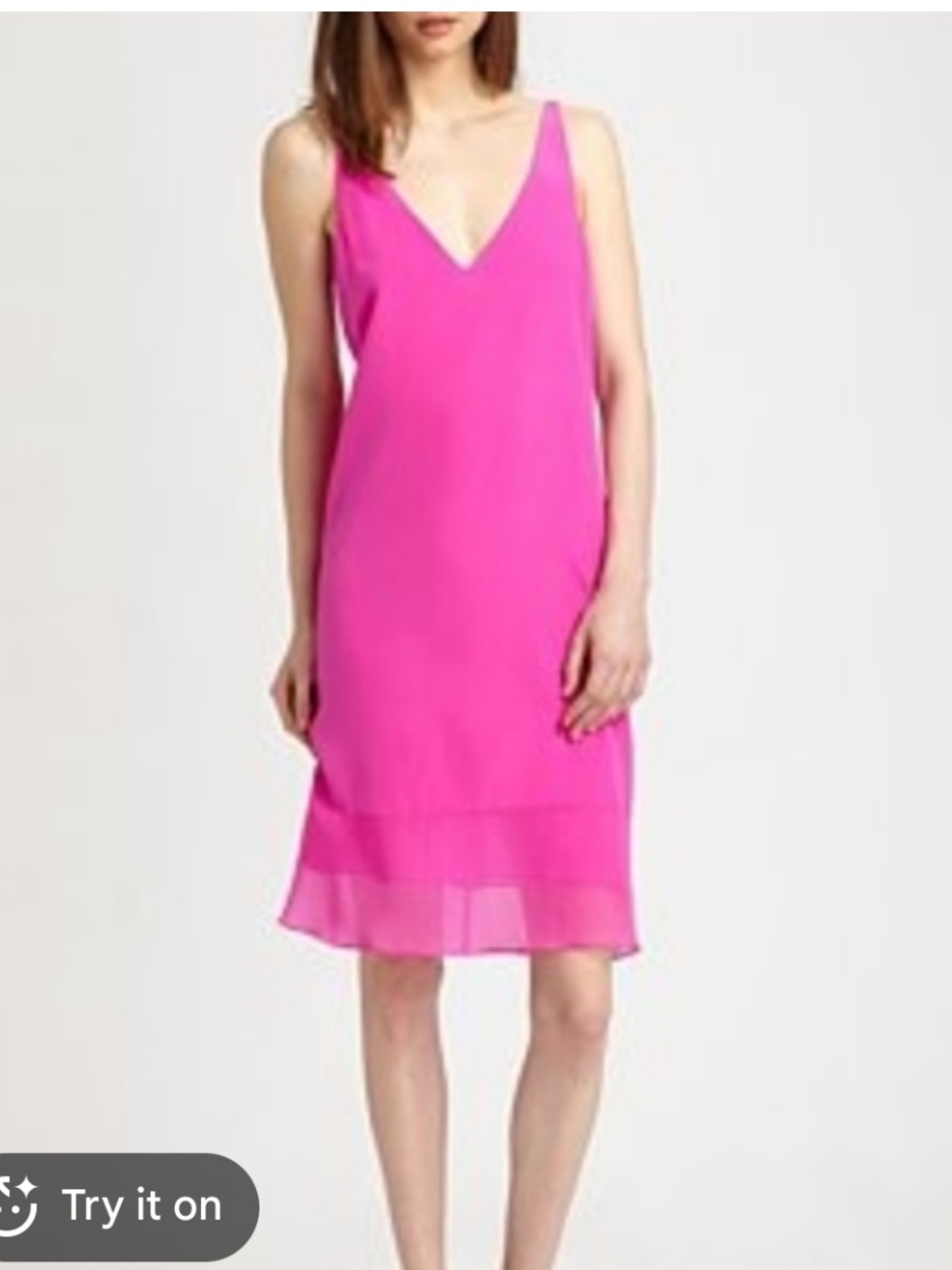 Toni Hannah Silk Midi Dress